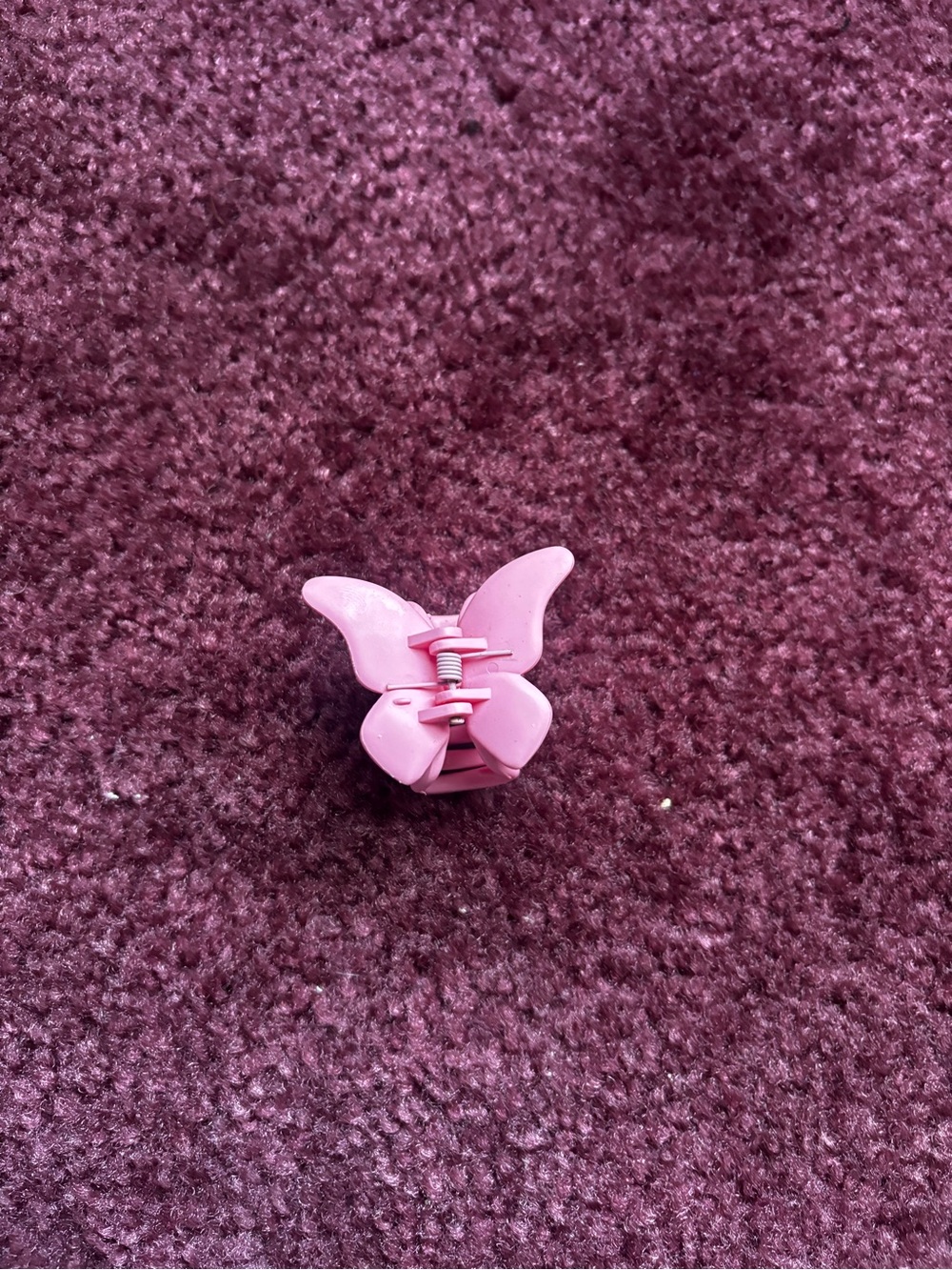 Pink Butterfly Hair Clip